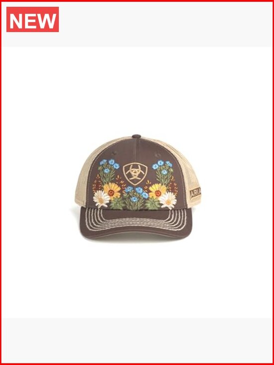 Vintage Floral Baseball Cap Adjustable Cotton Blend
